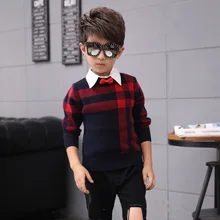 Свитера для мальчиков; осенне-зимние пуловеры; свитер; детская одежда; одежда для детей; теплая верхняя одежда; свитера для мальчиков; повседневный костюм для подростков