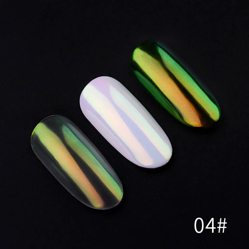 1 Box Pearlescent Gradient Shining Nail Glitter Pearl Dust UV Gel Polishing Magic Effect Powder DIY Decoration New Fashion Tools - Цвет: 04