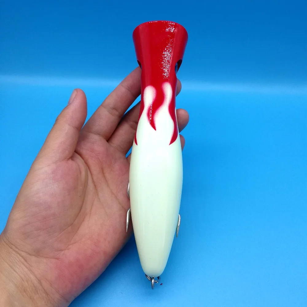 Isca de Pesca Isca de Pesca do Mar Hoofish Grande Água Popper 88g - 16cm 4 Cores Game Iscas Duras Corrico do Mar Tackle 2pcs Top 16 High Quality Esporte e Lazer