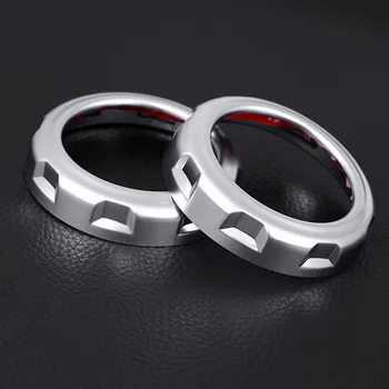 

For Land Rover Range Rover Sport For RL4 Car Accessories Pearl Chrome Rear Seat Air Conditioning Outlet Vent RingTrim Stickers