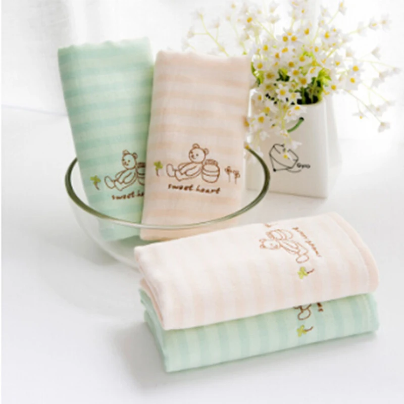 

49*25cm New Arrival Attractive Children Face Towels Kids Cartoon Baby Towels