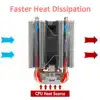 LGA2011 X79 X99 3 Pin Dual Tower CPU Cooler Fan 6 Heatpipe Cooling Fans Radiator Heatsink Fan For Intel 1150/1151/1155 For AMD ► Photo 2/6