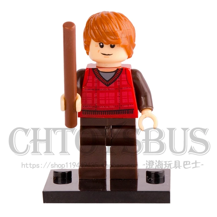 Goedkoop HARRY POTTER Film Ron Wemel hp123 Death Eater Ginny Luna Hermelien Model Monteer Building minifig Blokken Bakstenen Kinderen Speelgoed