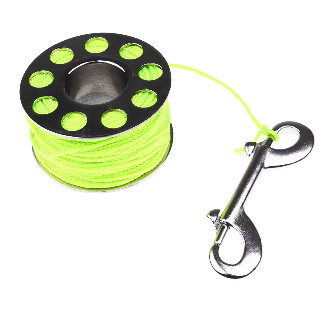 Perfeclan 2019 New Arrival Finger Reel with Stainless Steel Clip Scuba Spool 31m Line Scuba Spool Line Finger Spool
