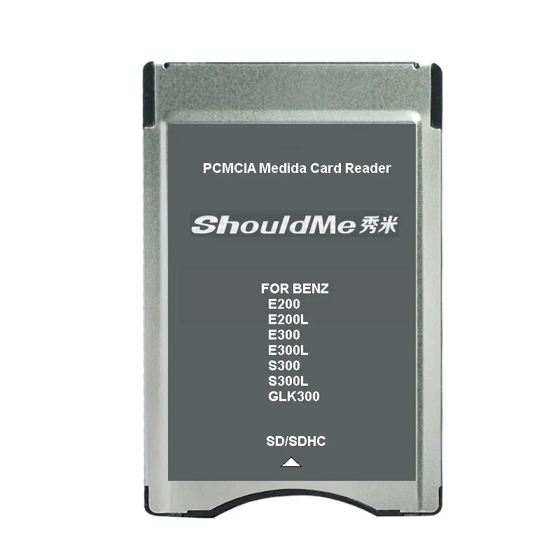  SD to PCMCIA card reader adapter for Benz MP3 memory support 32GB