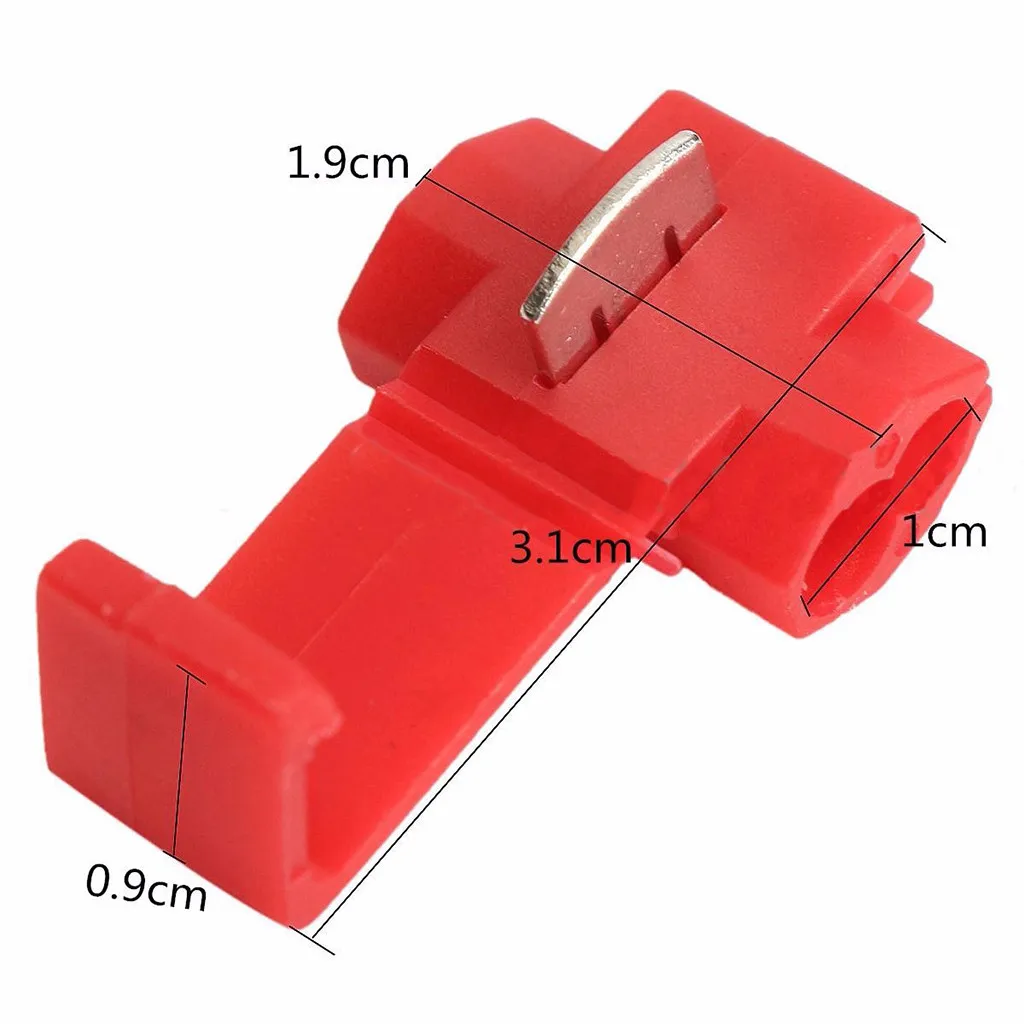 Wiring clip 20Pcs Lock Wire Electrical Cable Connector Quick Splice Terminals Crimp For Car