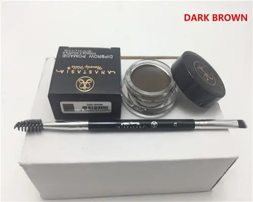 Anastasia Beverlying Hills Anastasia Makeup DIPBROW poade Fill Eyebrow poade Stay Put Brow color Vegan-темно-коричневый - Цвет: Dark Brown