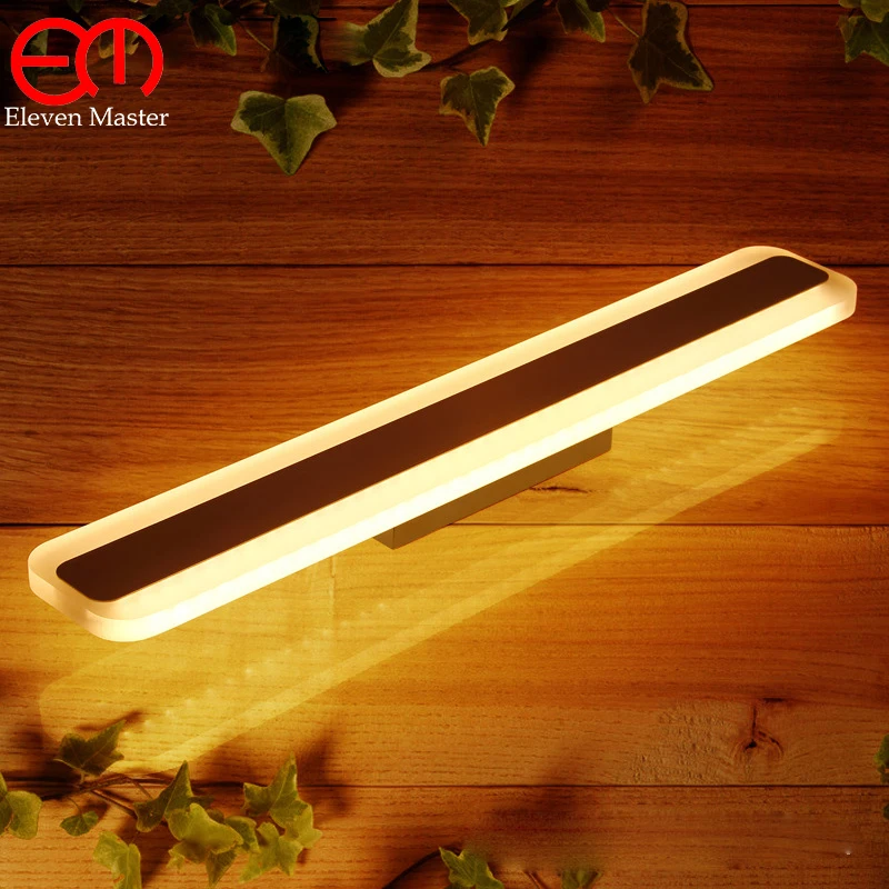 

Mordern minimalist mirror lamp living room background wall light LED mirror light bedroom mirror surface wall lamp WML030