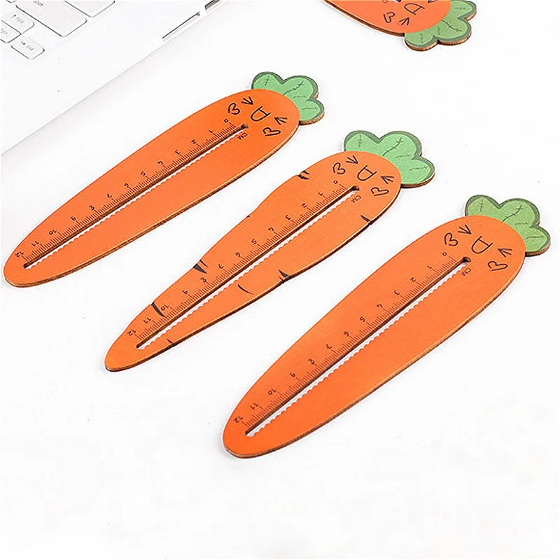 Buy 1pc 12cm Cute Carrot Rulers Multifunction Kawaii