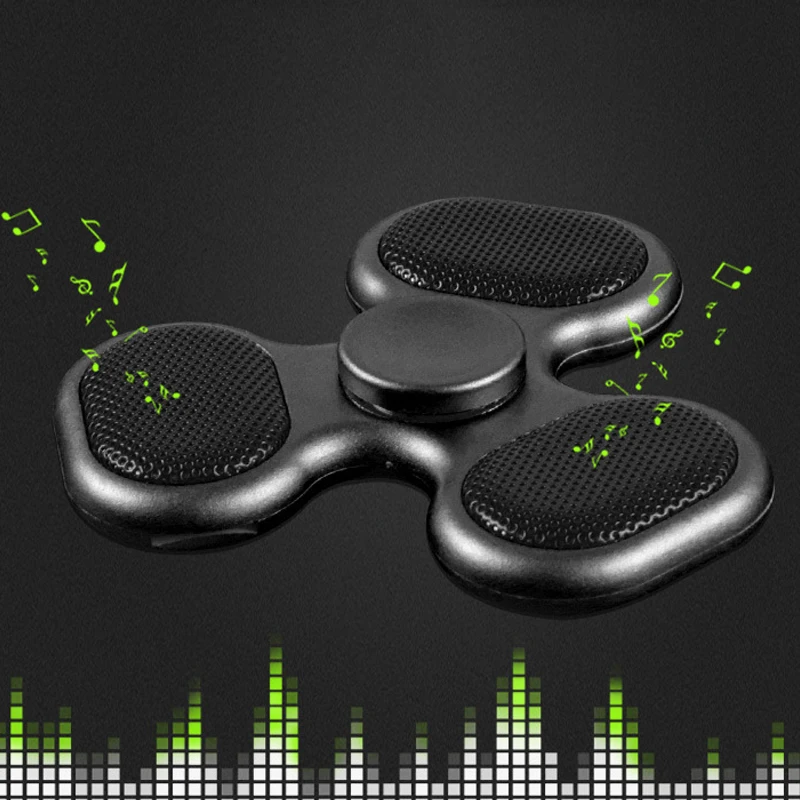 Finger Spiner With Bluetooth Light Speaker Music Fidget Spinner EDC Hand Spinner Decompression Toys For Kids