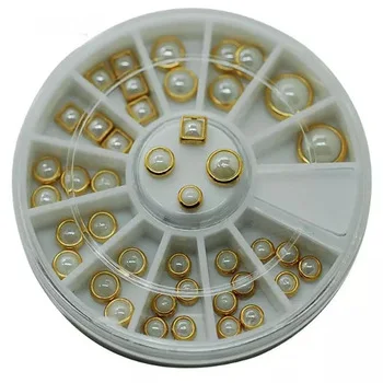 ZKO 1 Wheel Nail Art Rhinestone &amp;amp; Decoration For DIY Nails Art Accessory Fashion Decorations Beauty Tools(YZW-X-JS18)