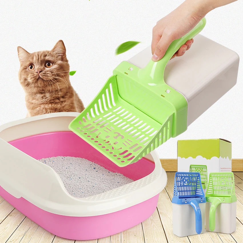 Useful Cat Litter Shovel Quick Easy Pet Cleaning Tool Scoop sift Cat