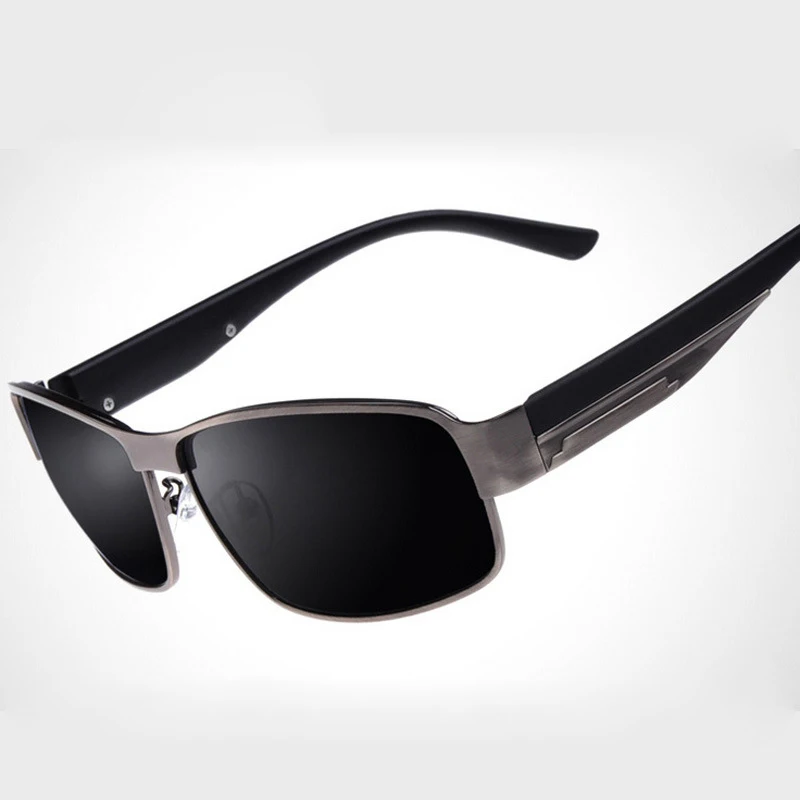 Высококачественные Квадратные Солнцезащитные очки поляризационные солнцезащитные очки для вождения мужские удобные солнцезащитные очки UV400 HD