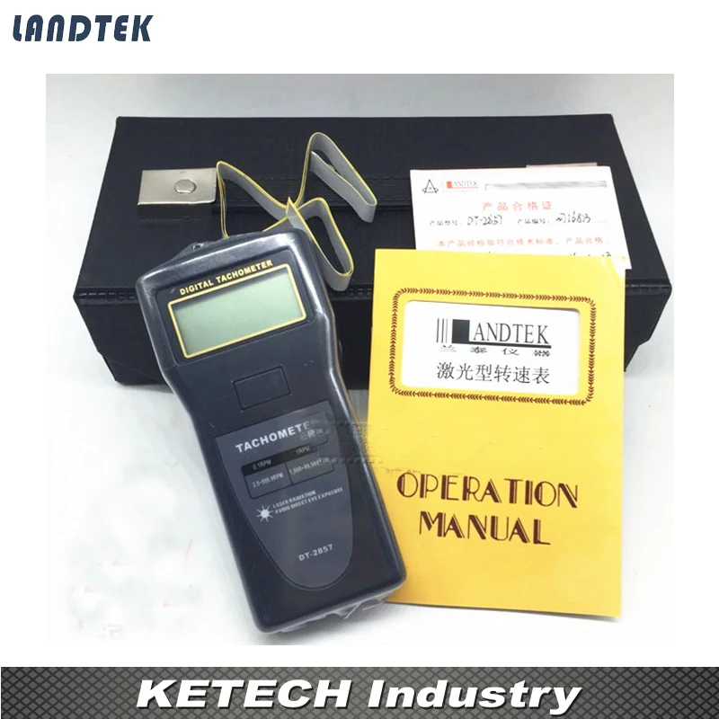 

Portable Digital Industrial Tachometer 2.5~99,999 rpm DT2857