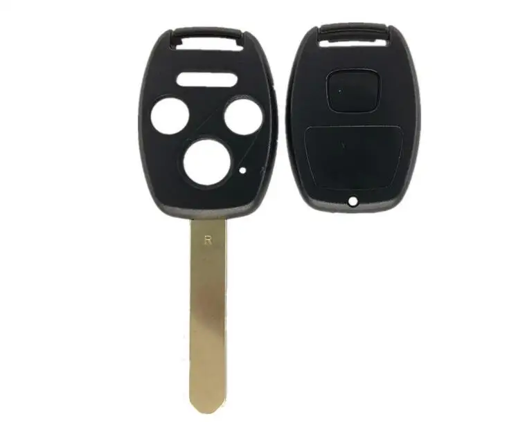 3+ 1 кнопки дистанционного ключа Shell для Honda(европейский стиль) без чипа канавки 10 шт./лот