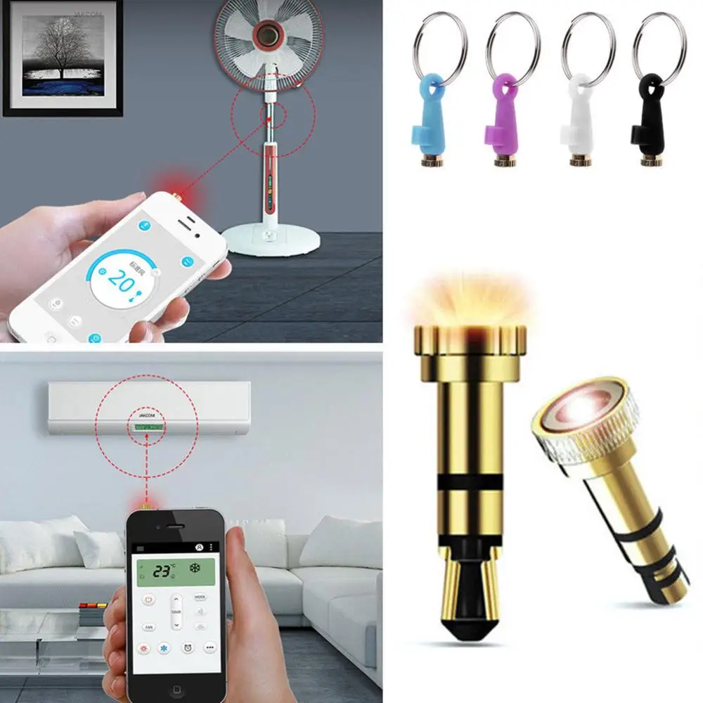 

3.5mm Infrared Remote Control Wireless Smart IR Home Fan TV BOX Mobile DVD Universal Remote Control For iPhone