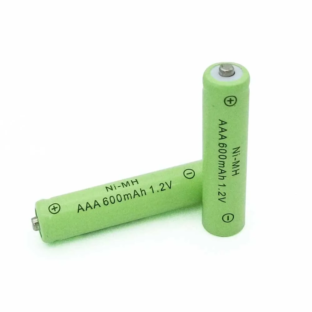 4 шт много AAA перезаряжаемые батареи AAA NiMH 1,2 V 600mAh ni-mh 3A предварительно заряженные аккумуляторные батареи