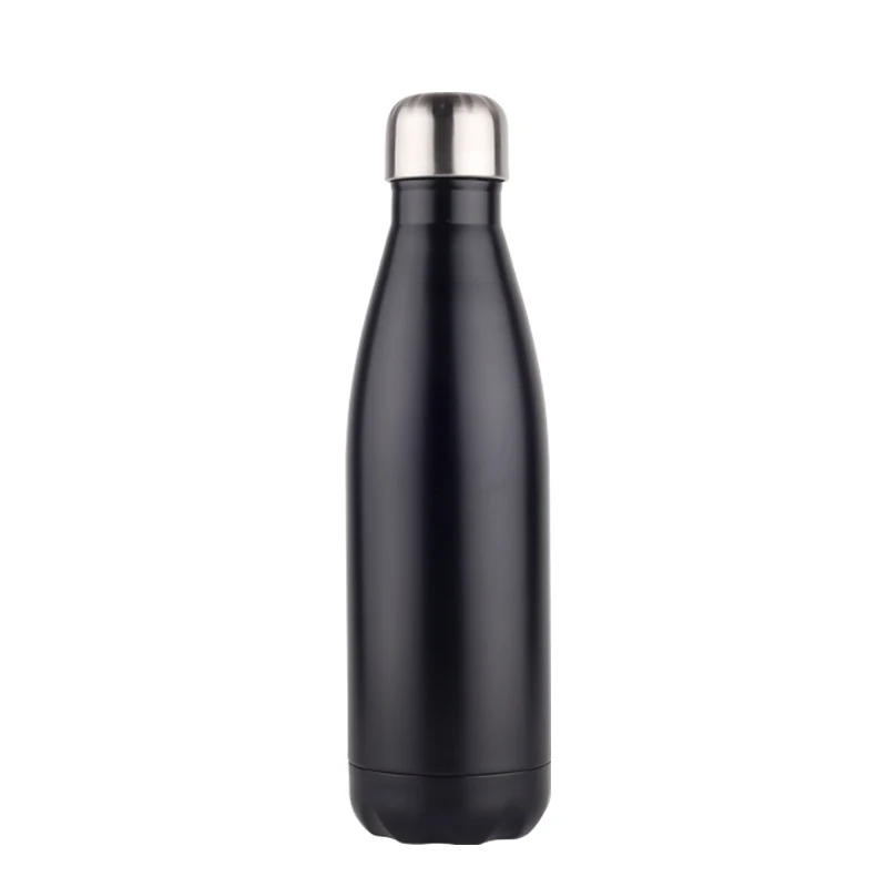 NOCCOL 500 мл, карамельный цвет, Вакуумная бутылка для воды, термос, высокое качество, для спорта, нержавеющая сталь, для путешествий, кофейная кружка, лучшие Термосы с изоляцией - Цвет: Black