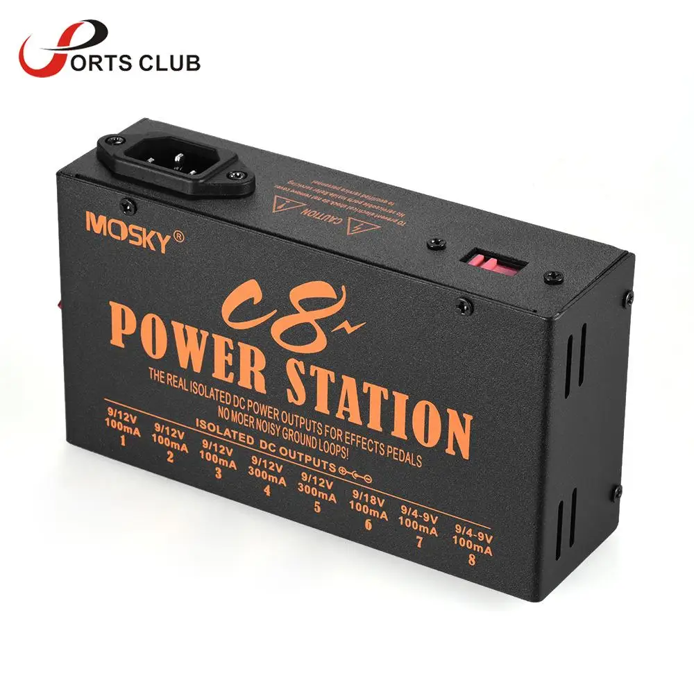 Buy Guitar Effect Power Supply Station 8 Isolated DC