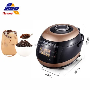 

Free shipping Bubble tea pudding,sago starch Cooking boiling pot ,Milk tea pearls Cooker pot