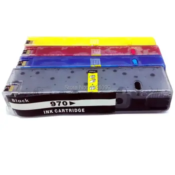 

YOTAT Full pigment ink refill ink cartridge for HP970 971 For HP Officejet Pro X451dn X451dw X476dn X476dw X551dw X576dw Printer