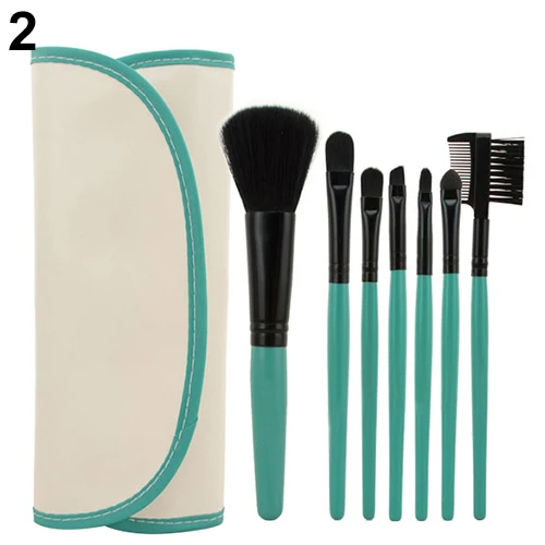 2016 7Pcs Professional Cosmetic Makeup Brush Tool Powder font b Blush b font Eyelash Brow Concealer