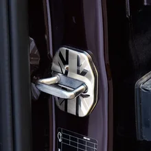 1 paio In Acciaio Inox Antiruggine Auto del Portello Serratura di Protezione Fibbia Della Copertura per MINI COOPER Countryman F60 2017 Accessori Interni