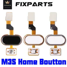 Meizu M3S кнопка домой датчик отпечатков пальцев Сенсорный ID гибкий кабель лента запасные части MEIZU M3S кнопка ключ черный/белый/золотистый
