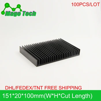 

LED Aluminum Heatsink Plate Radiator Cooling Cooler Fit Transistor IC Thermal Conductivity LED Radiator Electronics