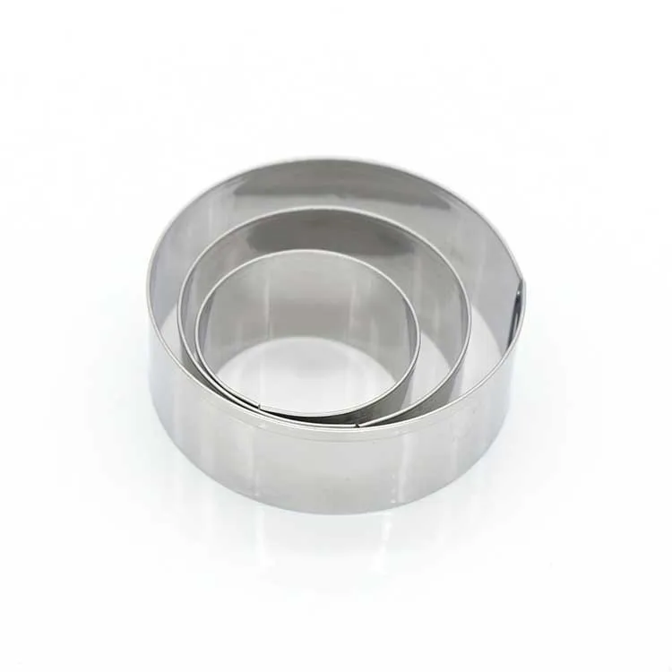 

3pcs/set Bread Round Stainless Steel Mini Mousse Rings Mold circular Ring Mold baking Wedding Molds Ustensiles Patisserie Baking