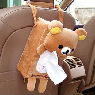 

Auto Supplies Automotive Tissue Boxes Cartoon Back of the Chair Hung Smoke Box Receive Bag Car Papers Bag Holder Accessories
