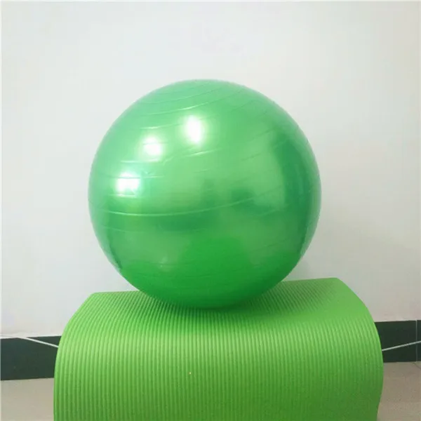 55 см Фитнес Пластик йога мяч гимнастический массаж баланс фитбол упражнения пилатес нетоксичные Home Бодибилдинг качество взрывозащищенные - Цвет: Green