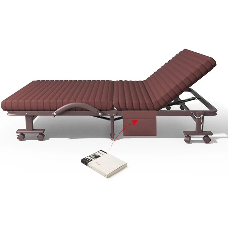 

Portable Folding Bed Nap Couch Recliner Chair Fishing Beach Cushion Cover Mattress Bed Laying Siesta Deck Chair