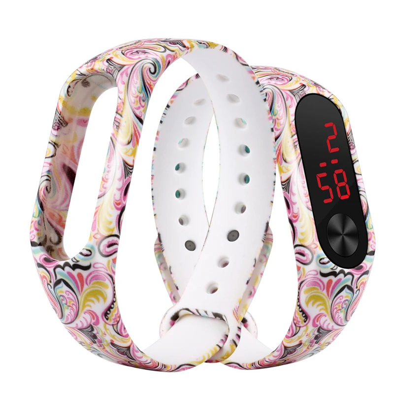 Ouhaobin 1pc Replacement Silica Gel Wristband Band Strap fitness braceletFor Xiaomi Mi Band 2 Bracelet drop ship Feb 24 c3      15