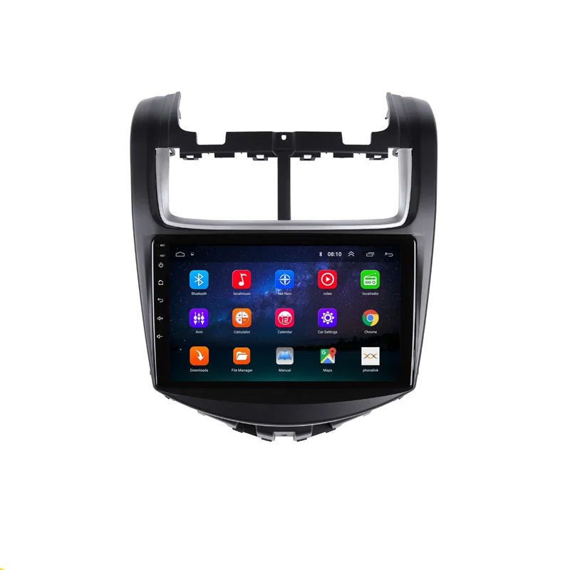 Sale 9" 2.5D IPS Android 8.1 Car DVD Multimedia Player GPS for Chevrolet Aveo 2013 2014 2015 audio car radio stereo navigation 1