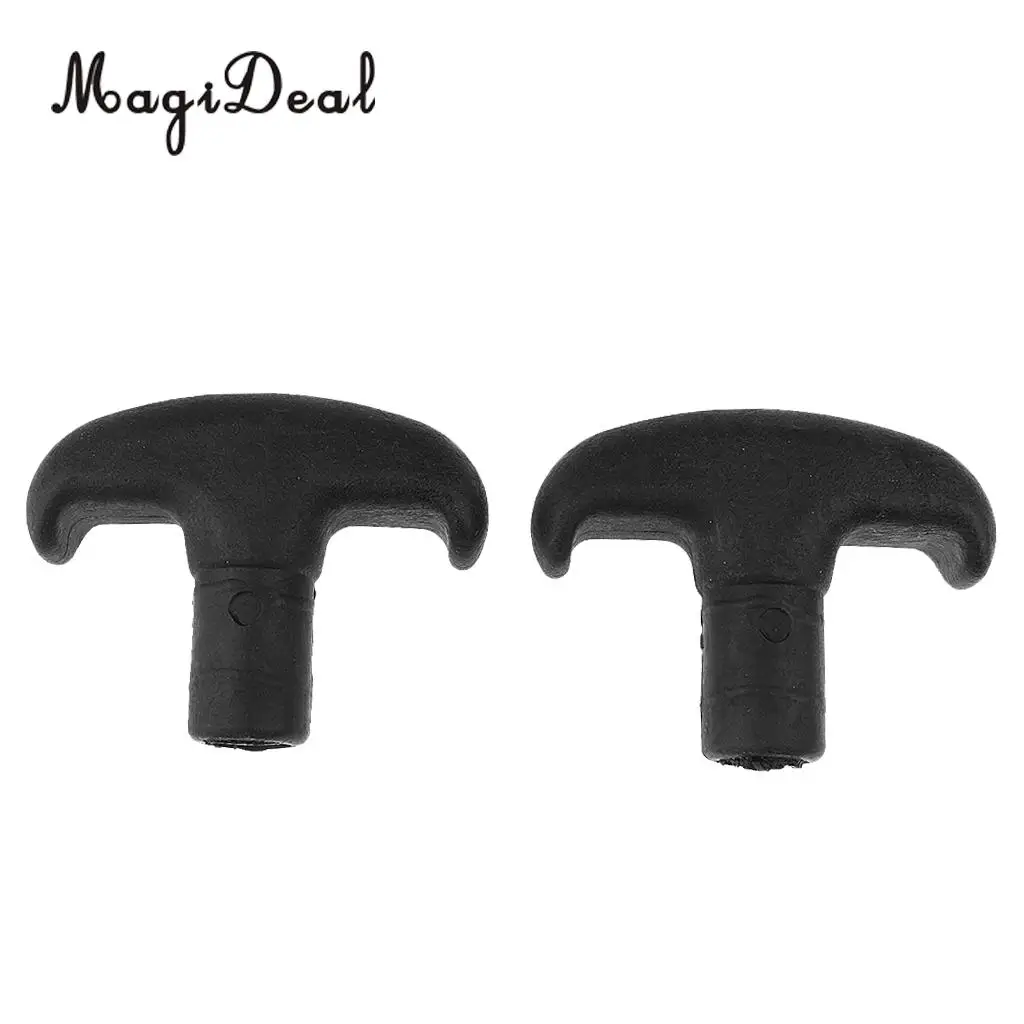 MagiDeal High Quality 2Pcs PVC Canoe Paddle T Handle Kayak Dinghy SUP Surfboard Surfing Rowing Boat Accessory Black/Yellow/Gray