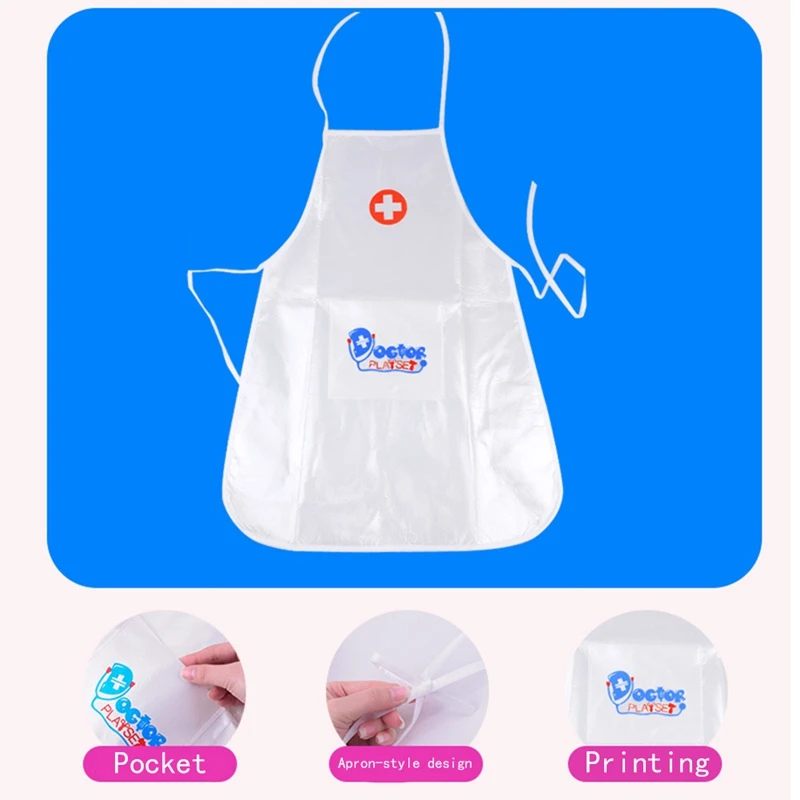 New Arrival Children Play Role Play Doctor Clothing Toys Baby Nurse Doctor Performing Small Holiday Gift