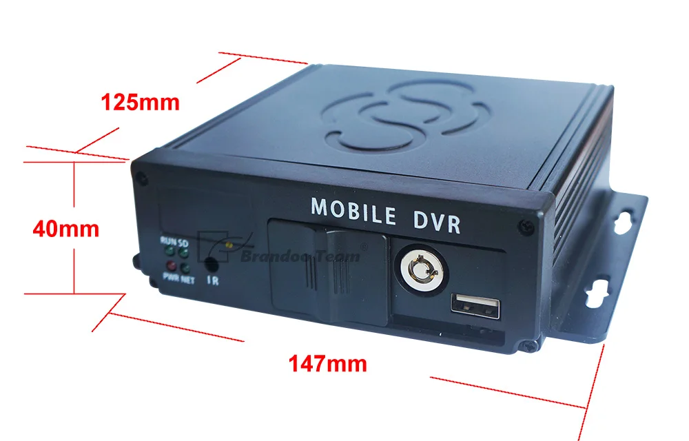 720P 4 канальная AHD SD карта mdvr поддержка 256 Гб sim карты 4CH мобильный видеорегистратор