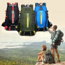 40L de Gran Capacidad A Prueba de agua Hombres Mujeres Tactical Mochila Cubierta Para La Lluvia Bolsas de Deporte de Escalada Militar Para Ir de Excursión Acampar Al Aire Libre