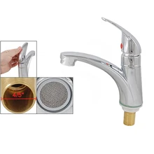 EWS Bad Einlochmontage High Heel Chrom-finish Becken Wasserhahn
