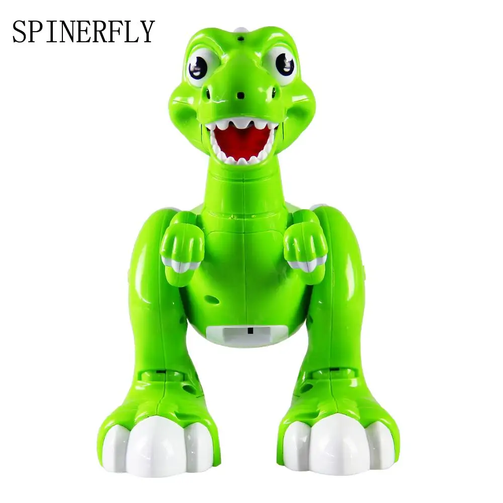

RC animal Dinosaur Smart Electric Remote Control Follow Dancing music Spray interactive Follow Dinosaur boy children RC Toy Gift