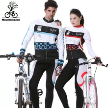 Горный велосипед Джерси и брюки для верховой езды длинный костюм для мужчин и женщин летом одежда для езды на велосипеде Roupa Ciclismo