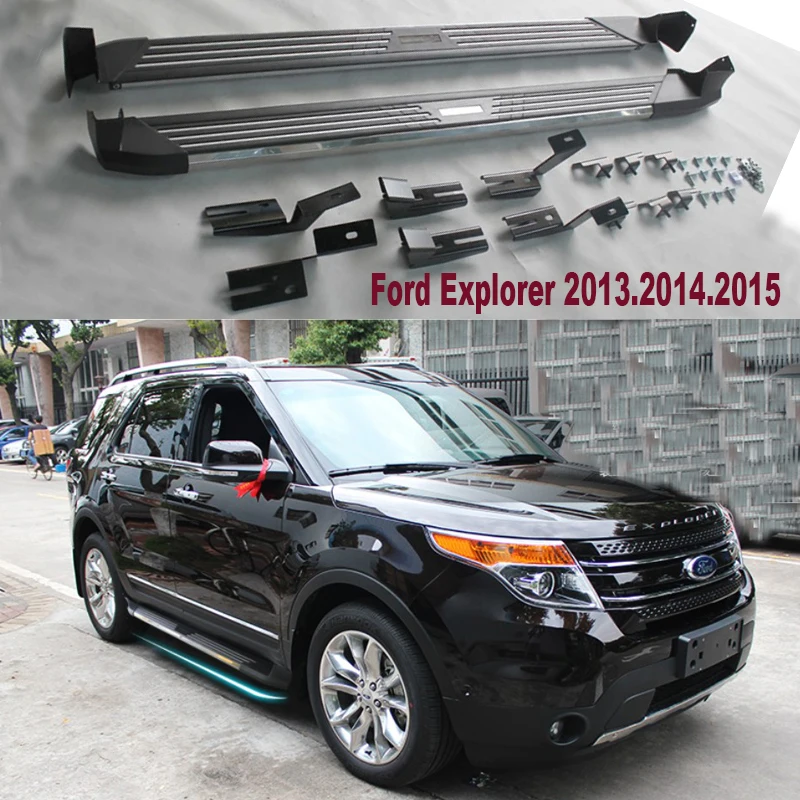 For Ford Explorer 2017 Car Running Boards Auto Side Step For Ford Explorer 2017 Car Running Boards Auto Side Step Bar Pedals New Flagship Product In Nerf Bars From Automobiles