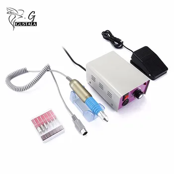 

25000RPM Electric Manicure Drills Nail Pedicure Tools Files Polisher Grinding Glazing Manicure Machine Set With 6 Grinding Bits