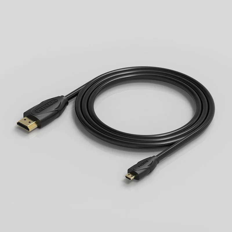 Vention Micro HDMI к HDMI кабель позолоченный HDMI 2,0 в 3D 1 м 1,5 м 2 м Высокое качество HDMI кабель адаптер для планшета HDTV камеры