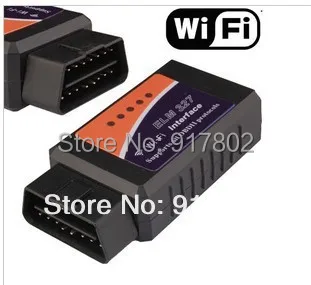 Wi Fi сканер EOBD2/ OBD2 ELM 327 считыватель кодов ошибок поддержка многобрендового