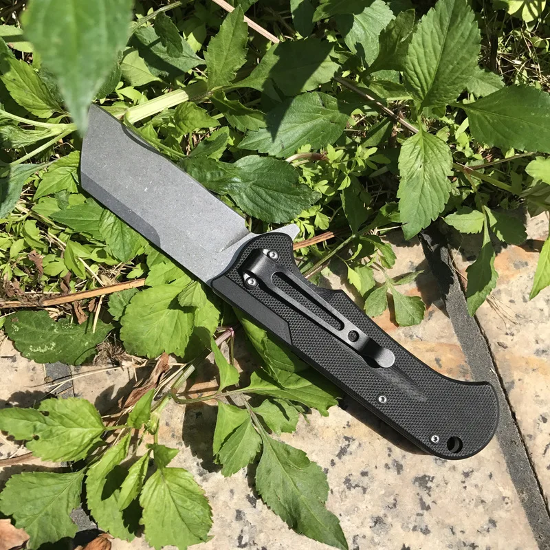 HY001 D2 складной нож G10 Ручка шарикоподшипник система Открытый Тактический