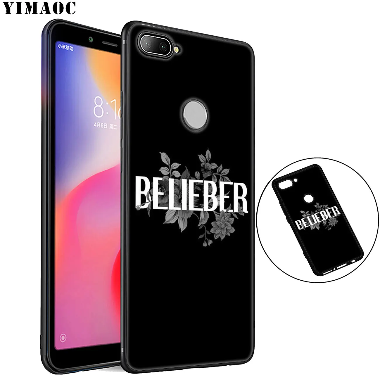 YIMAOC Justin Bieber 1994 Soft Silicone Phone Case for Xiaomi Redmi 6A 5A Note 7 4 4X 5 Plus 6 Pro Mi Plus Black TPU Cover