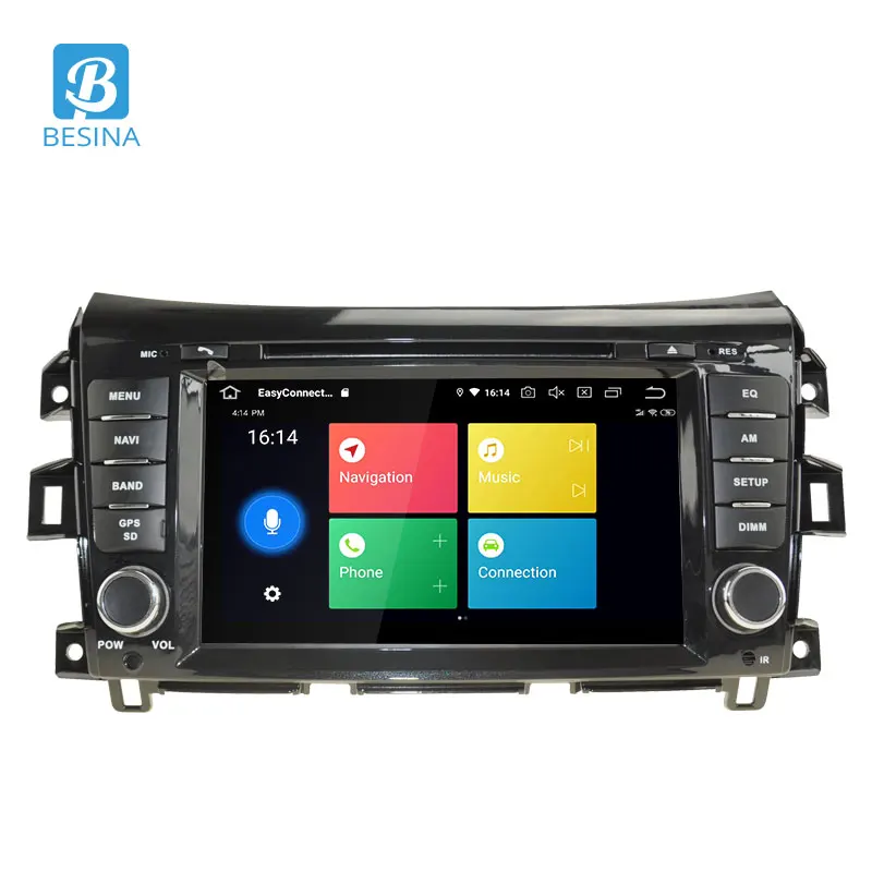 Besina Android 9,0 автомобильный dvd-плеер для Nissan NAVARA Frontier NP300 2011- Мультимедиа gps Навигация стерео 2 Din автомагнитола