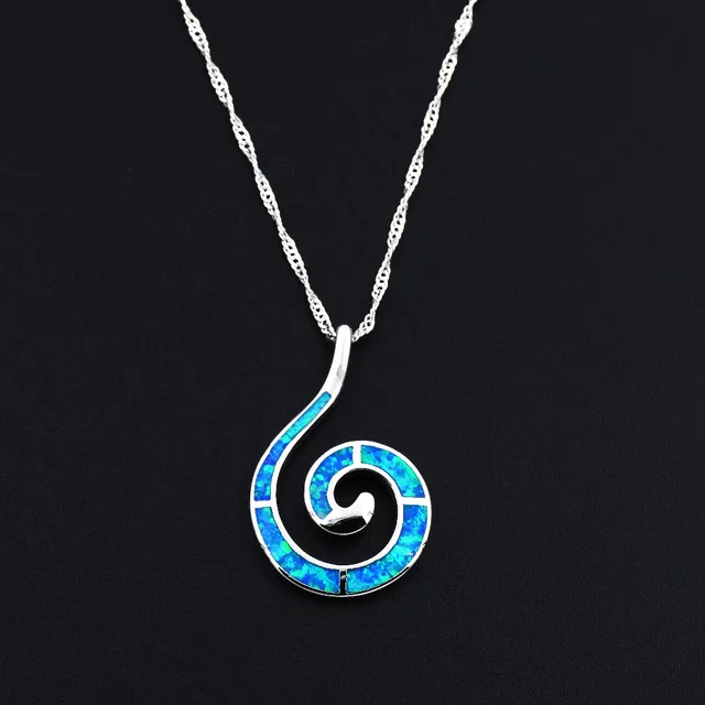 ocean blue swirl design